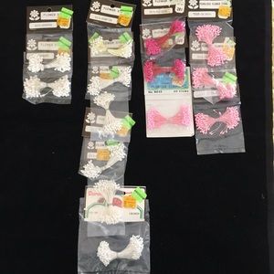 14 bundle of double sided floral stamen VTG